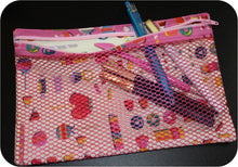 Load image into Gallery viewer, Mesh Zipper Pouch
